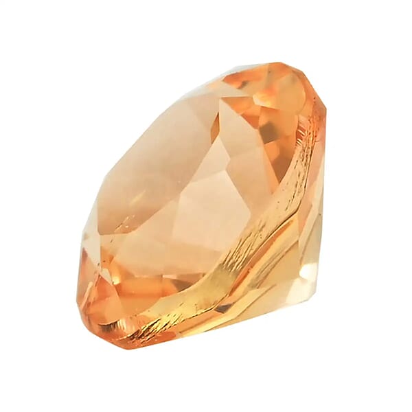 Shop Lc AAAA Imperial Topaz Set Of 2 (Rnd 5 Mm) 1.00 Ctw