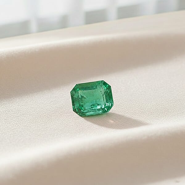 Shop Lc AAAA Kagem Zambian Emerald (Oct Free Size) 2.00 Ctw