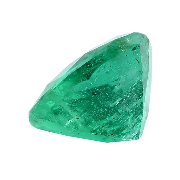 Shop Lc AAAA Kagem Zambian Emerald (Pear 9x7 Mm) 1.20 Ctw