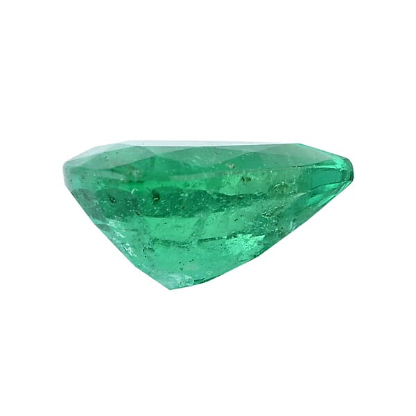 Shop Lc AAAA Kagem Zambian Emerald (Pear 9x7 Mm) 1.20 Ctw