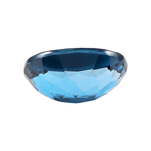 Shop Lc AAAA London Blue Topaz (Oval 18x13 Mm) 14.00 Ctw