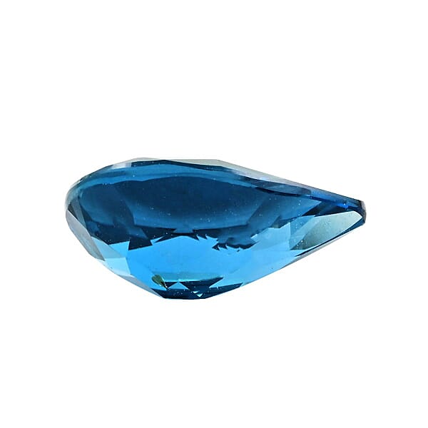 Shop Lc AAAA London Blue Topaz (Pear 14x9 Mm) 5.00 Ctw