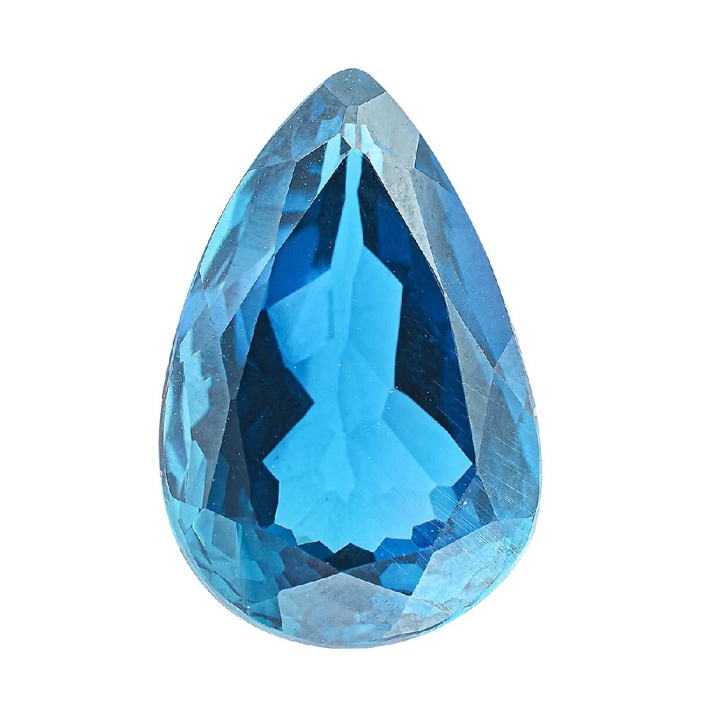 shop lc AAAA London Blue Topaz (Pear Free mm) 30.00 ctw