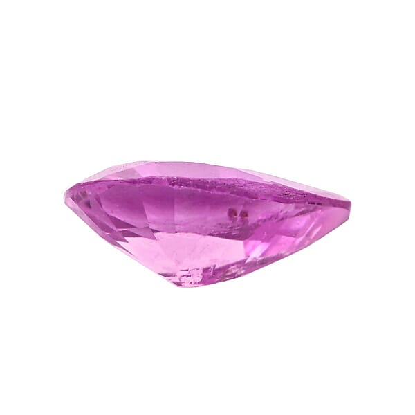 Shop Lc AAAA Madagascar Pink Sapphire (Pear 7x5 Mm) 0.80 Ctw