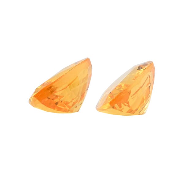Shop Lc AAAA Madagascar Yellow Sapphire Set Of 2 (Pear 7x5 Mm) 1.50 Ctw
