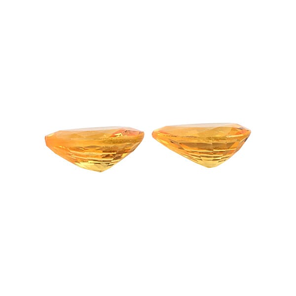 Shop Lc AAAA Madagascar Yellow Sapphire Set Of 2 (Pear 7x5 Mm) 1.50 Ctw