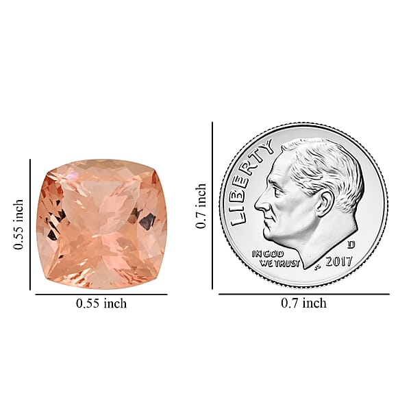Shop Lc AAAA Marropino Morganite (Cush 14 Mm) 10.00 Ctw