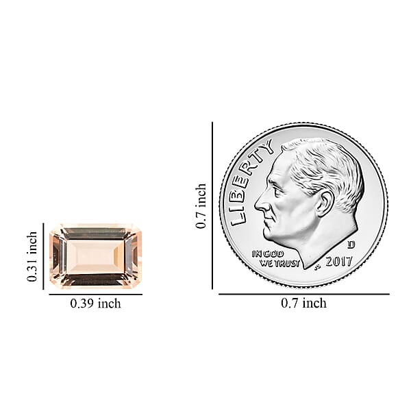 Shop Lc AAAA Marropino Morganite (Oct 10x8 Mm) 3.00 Ctw