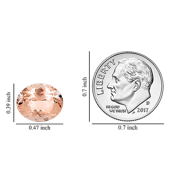 Shop Lc AAAA Marropino Morganite (Ovl 12x10 Mm) 4.00 Ctw