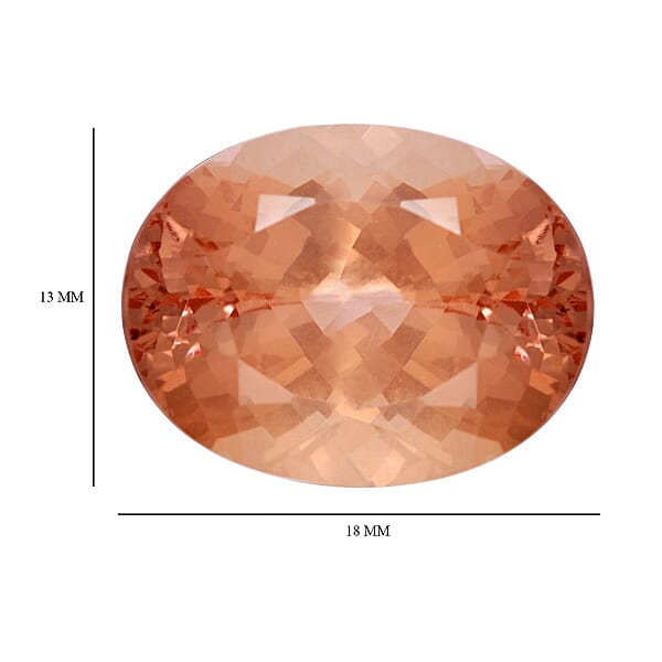 Shop Lc AAAA Marropino Morganite (Ovl 18x13 Mm) 11.00 Ctw