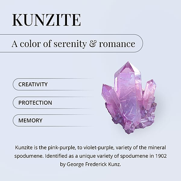 Shop Lc AAAA Martha Rocha Kunzite (Oct Free Size) 13.00 Ctw