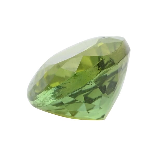 Shop Lc AAAA Natural Calabar Green Tourmaline (Ovl 8x6 Mm) 1.40 Ctw
