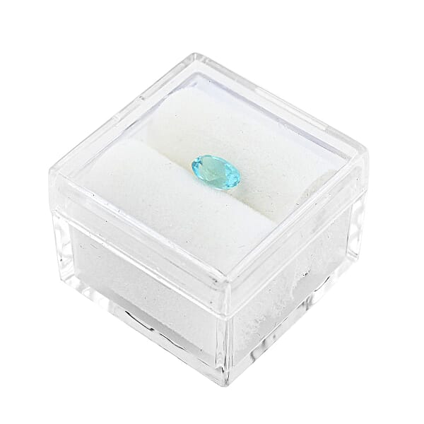 Shop Lc AAAA Paraiba Tourmaline (Oval Free Size) 0.40 Ctw