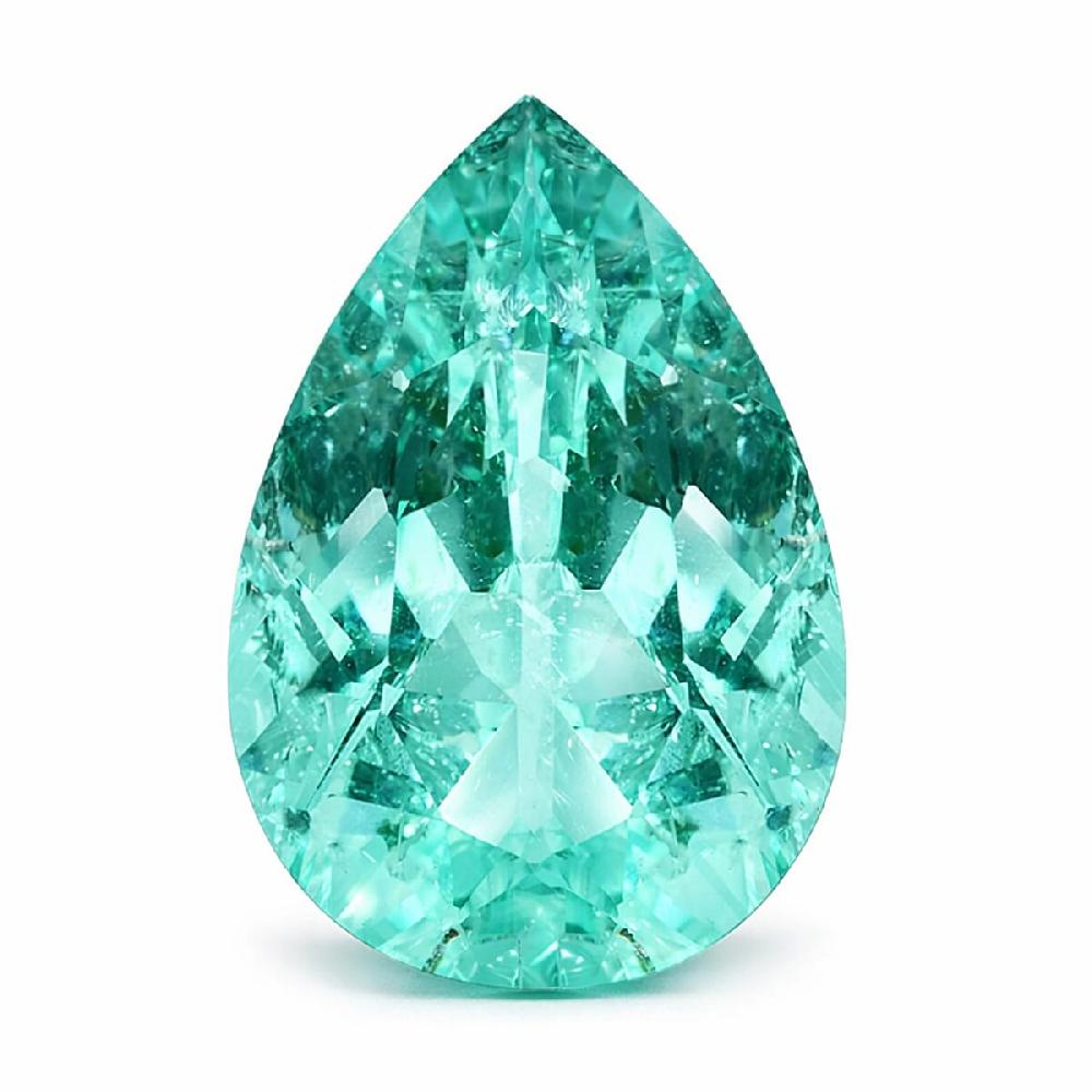 shop lc AAAA Paraiba Tourmaline (Pear Free Size) 1.50 ctw