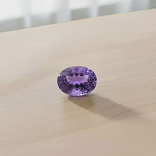 Shop Lc AAAA Purple Sapphire (Oval Free Size) 0.70 Ctw