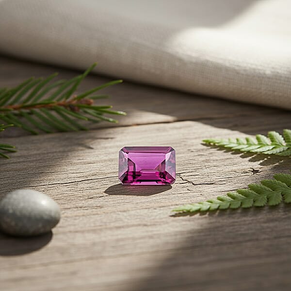 Shop Lc AAAA Radiant Ember Garnet (Oct Free Size) 1.75 Ctw