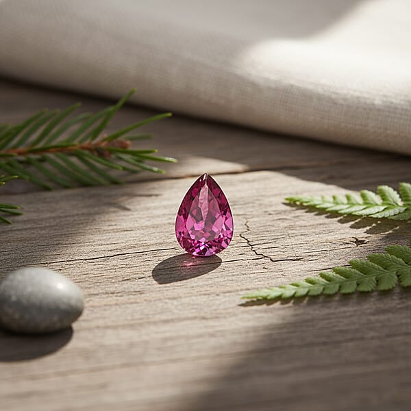 Shop Lc AAAA Radiant Ember Garnet (Pear Free Size) 1.75 Ctw