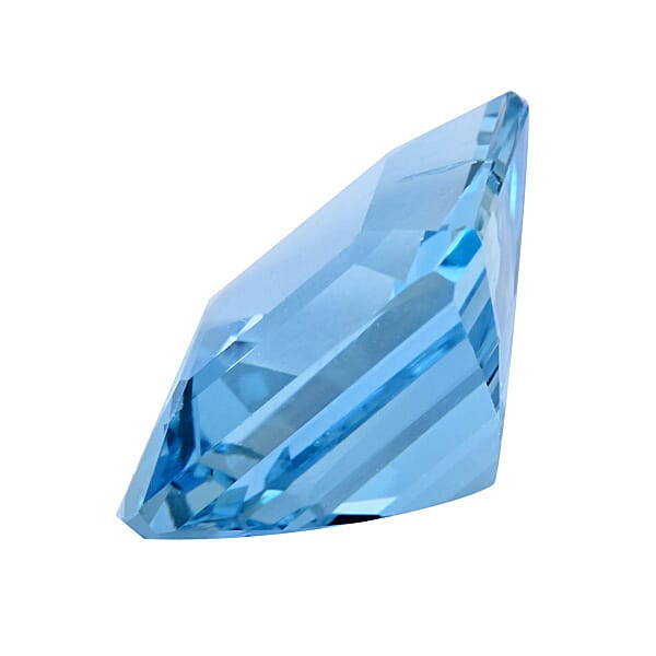 Shop Lc AAAA Santa Maria Aquamarine (Asscher 9 Mm) 2.72 Ctw