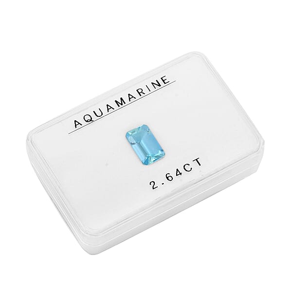 Shop Lc AAAA Santa Maria Aquamarine (Oct 11x6.7 Mm) 2.64 Ctw