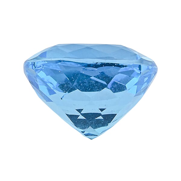 Shop Lc AAAA Swiss Blue Topaz (Cush Free Size) 20.00 Ctw