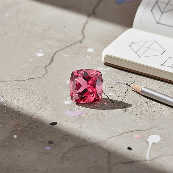 Shop Lc AAAA Tanzanian Raspberry Garnet (Cush 7x7 Mm) 2.00 Ctw