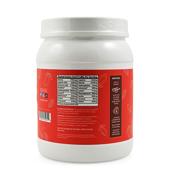 Shop Lc About Your Collagen Grass Fed Collagen I & II Dietary Supplement With Electric Frother (26.65oz) -Hot Chocolate