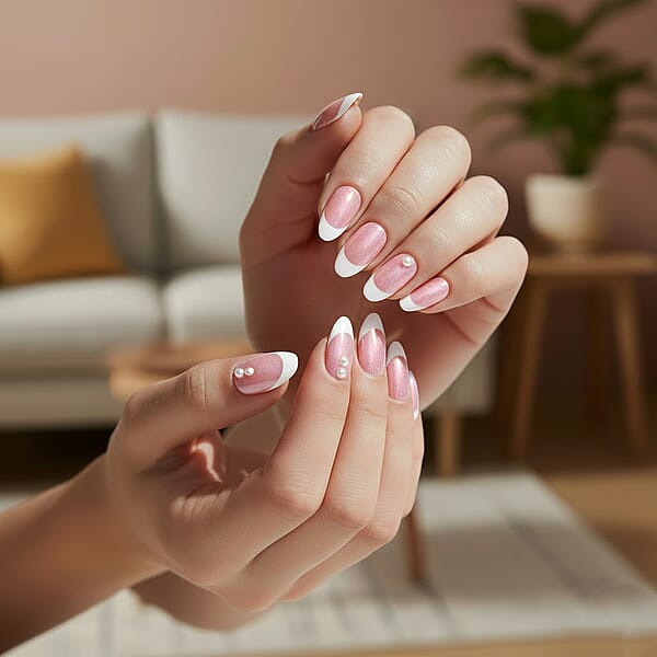 Shop Lc Act Brand New Press On Nail Kit- She's Expensive (French Tip)