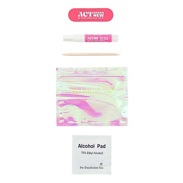 Shop Lc Act Brand New Press On Nail Kit- She's Expensive (French Tip)