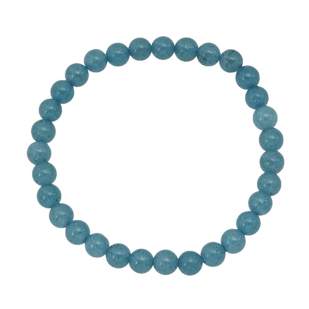 shop lc Amazonite Quartz Beaded Stretch Bracelet 50.00 ctw