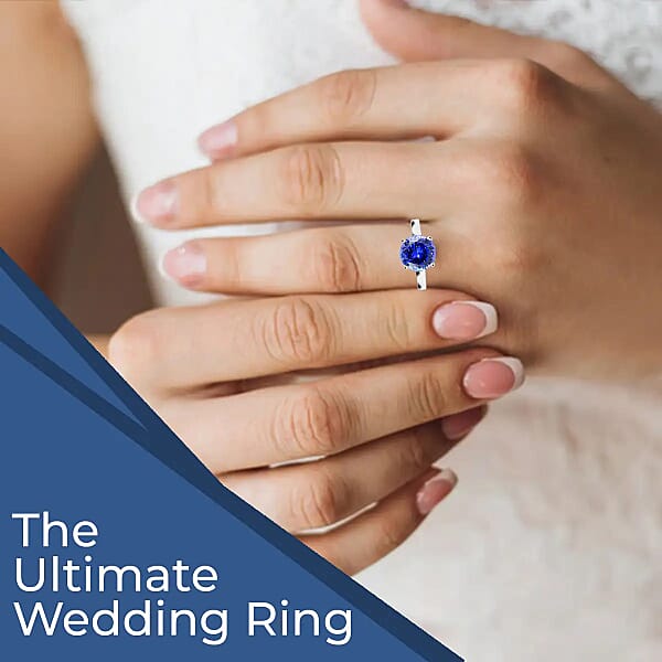 Shop Lc Ankur Treasure Chest Rhapsody Certified AAAA Tanzanite Ring Diamond Accent Ring 950 Platinum Ring Solitaire Ring Tanzanite Solitaire Ring 5.90 Grams 4.25 Ctw