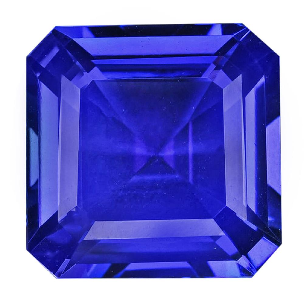 shop lc Asscher Cut AAAA Tanzanite (Sqr 8 mm) 2.75 ctw