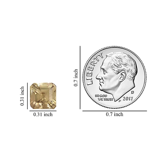 Shop Lc Asscher Cut AAAA Turkizite (Oct 8 Mm) 3.00 Ctw