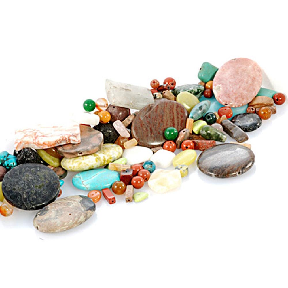 shop lc Assorted Loose Beaded 1 lbs Bag Loose gemstone