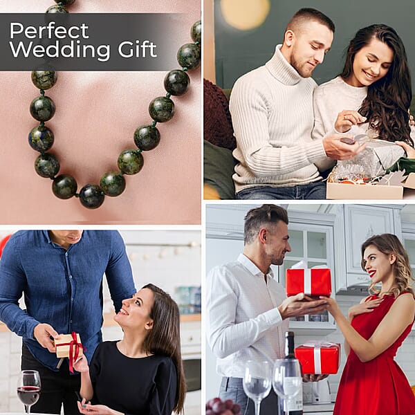 Shop Lc Aurora Azurite 396.50 Ctw Beaded Necklace In Rhodium Over Sterling Silver 20 Inches