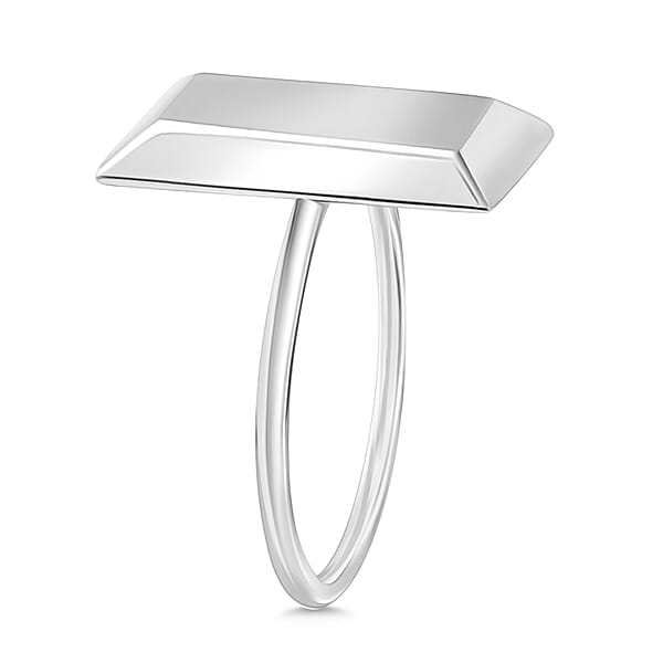 Shop Lc Bar Ring In 10K White Gold 1.90 Grams (Del. In 10-12 Days)