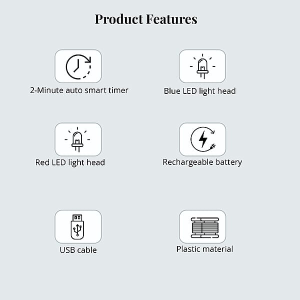 Shop Lc Beewell Electric Sonic 4-in-1 Toothbrush With Blue And Red Light Therapy