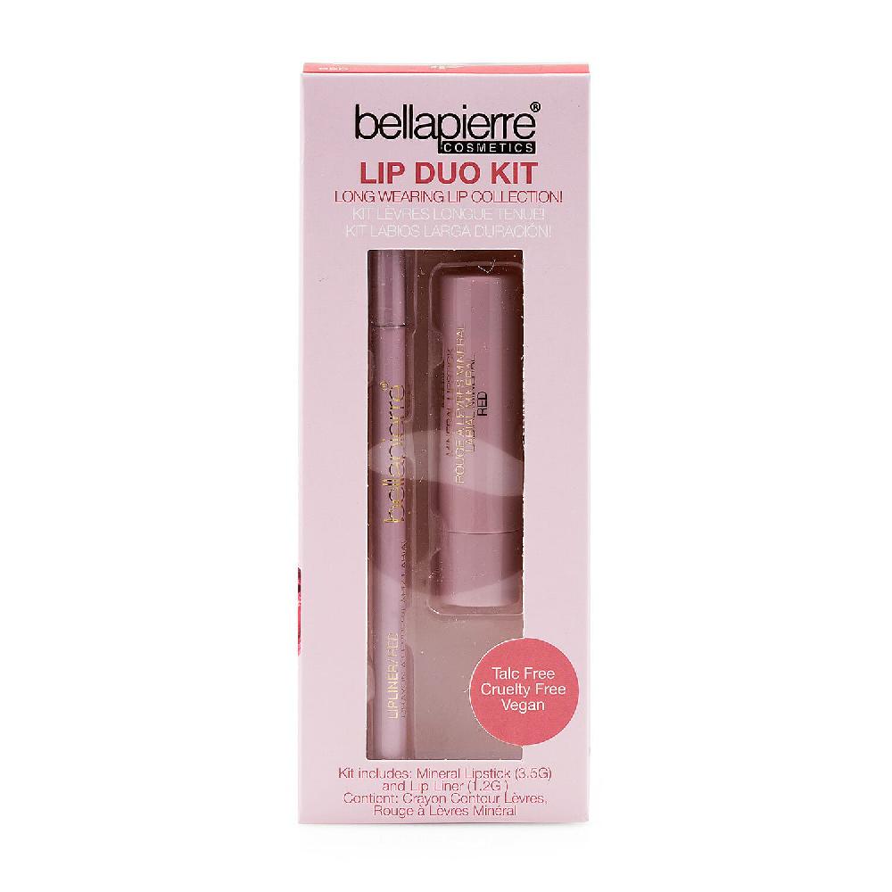 shop lc Bellapierre Lip Duo Kit (Mineral Lipstick & Lip Liner)- Red