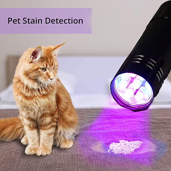 Shop Lc Black 9 LED UV Flash Light (3xAAA Battery Not Included)