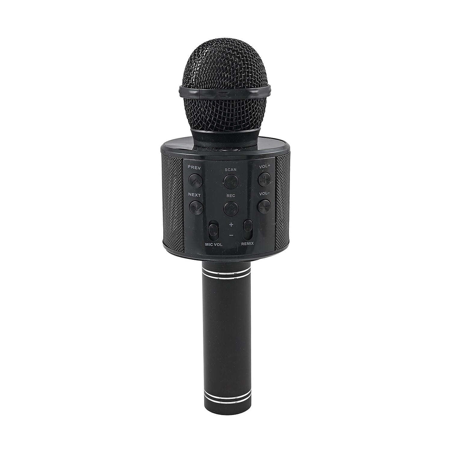 shop lc Black Wireless Bluetooth Karaoke Microphon14.99e with USB Charger