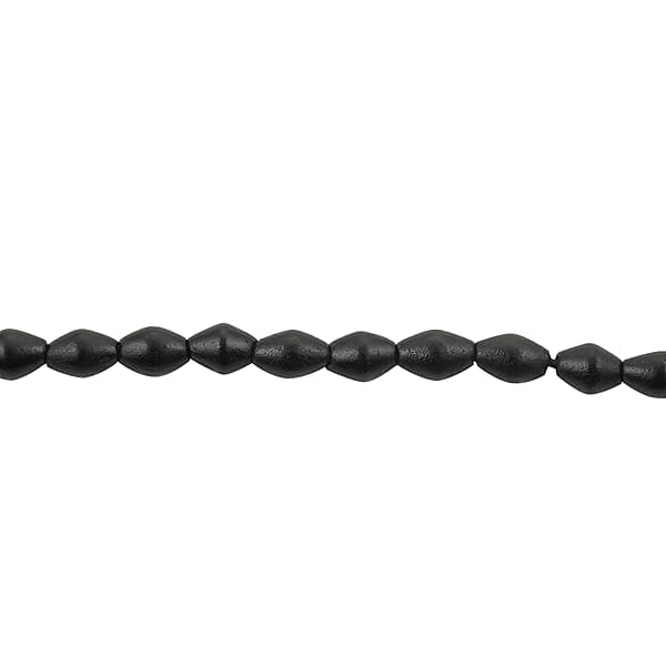 Shop Lc Black Wooden Beaded Rope Necklace 38 Inches