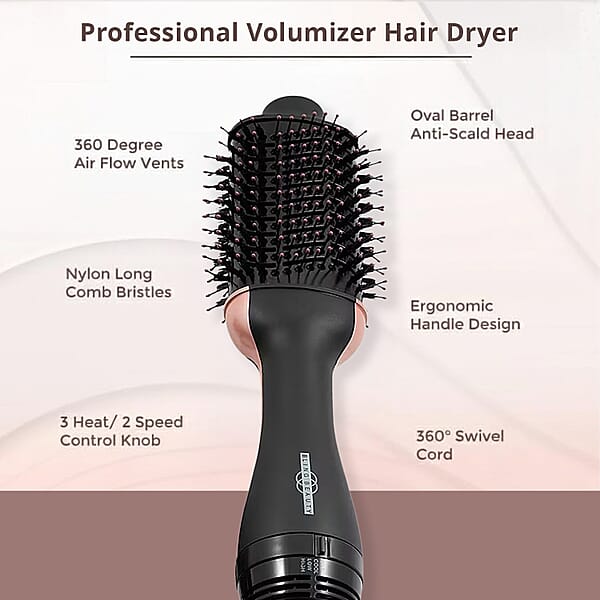 Shop Lc Bling Beauty Ceremaci Heating Rotary Hair Brush