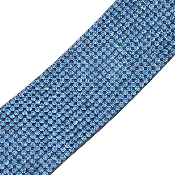 Shop Lc Blue Austrian Crystal Bracelet In Silvertone (7.50 In)