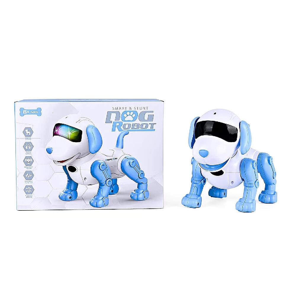 shop lc Blue Bionic Smart Robotic Dog Toy with Remote Control