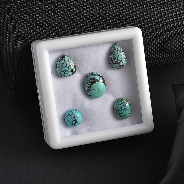 Shop Lc Blue Moon Turquoise Assorted Box (Mix Mix Mm) 15.00 Ctw Loose Gemstone