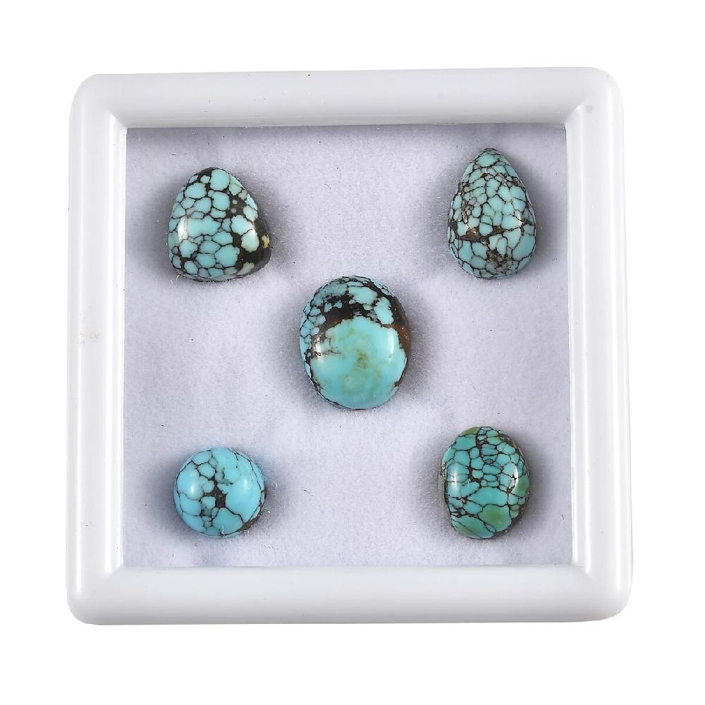 shop lc Blue Moon Turquoise Assorted Box (Mix Mix mm) 15.00 ctw Loose Gemstone
