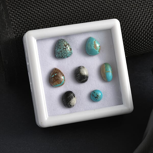 Shop Lc Blue Moon Turquoise Assorted Box (Mix Size) 15.00 Ctw Loose Gemstone