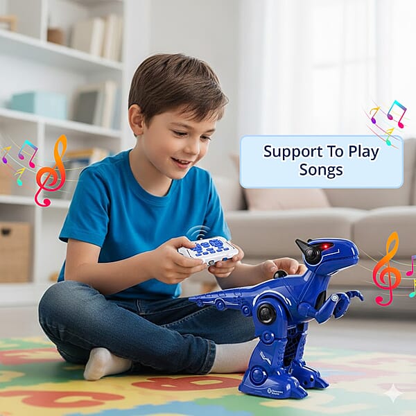Shop Lc Blue T16 Smart Robo Dinosaur Toy With Remote Control (Battery Not Included)