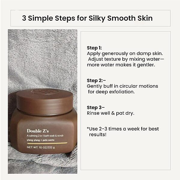 Shop Lc BODY BY TPH Double Z’s 2 In 1 Bath Soak & Sugar Scrub (10oz)-Ylang Ylang & Palo Santo