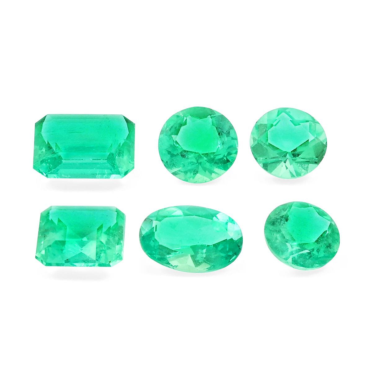 shop lc Box Set AAA Boyaca Colombian Emerald (Mix Box) 2.00 ctw