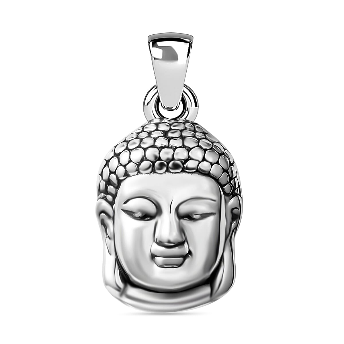 shop lc Buddha Pendant without Chain in Sterling Silver 2.20 Grams